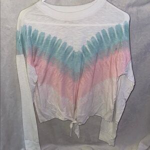 Women's Tie-Dye Long Sleeve Top